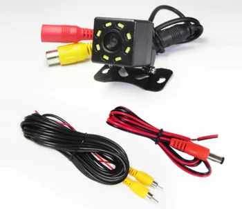 

by DHL or Fedex 100pcs auto Car Rear View Camera Universal Backup Parking Reverse Camera 8 IR Night Vision Waterproof 170 Wide