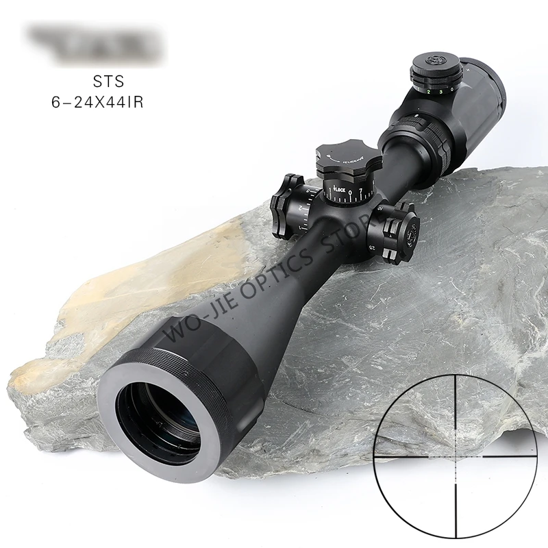 

BSA OPTICS 6-24x50 Tactical Riflescope Red Green Illuminated Rifle Scope Sniper Optic Sight Hunting Scopes