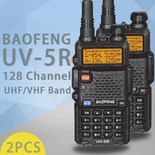 2 шт.) BaoFeng UV-5R рация Двухдиапазонная двухсторонняя радио Pofung портативная радиоприемопередатчик Baofeng UV5R ручной Toky Woky