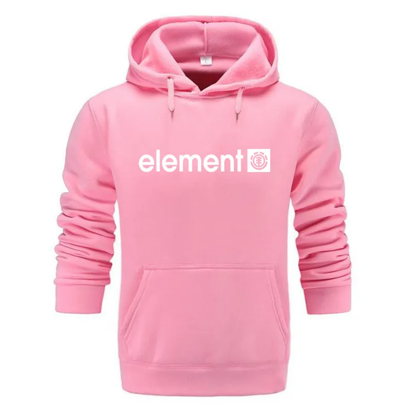  New 2018 Autumn Winter Brand Mens Hoodies Sweatshirts Men High Quality ELEMENT Letter Printing Long