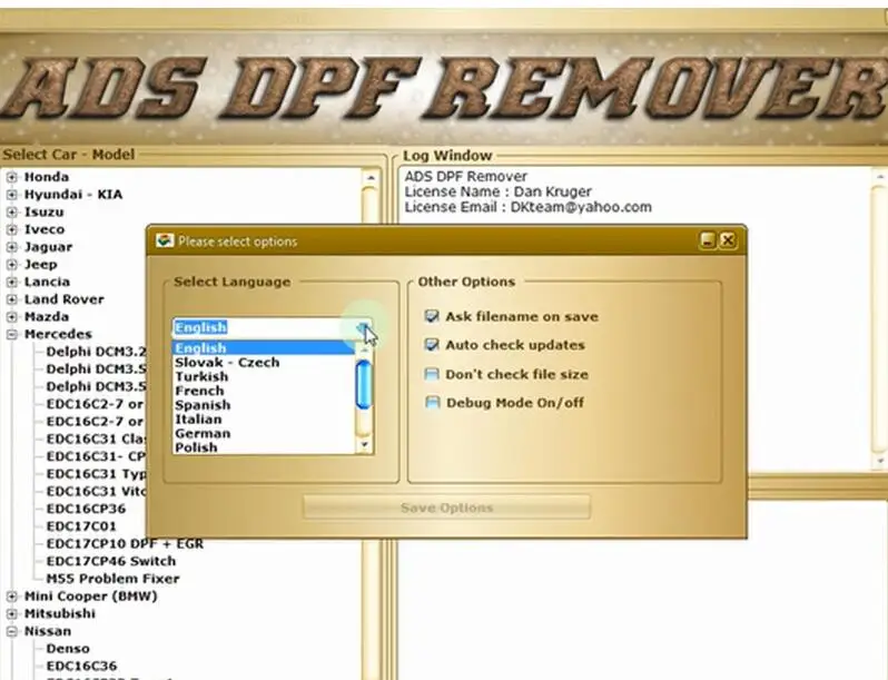 

WINOLS +Immo Universal Decoding 3.2 + ECM TITANIUM 1.61 + ECUSafe 2.0 + MTX DTC Remover 1.8.5+DPF EGR REMOVER 2017.05 + Keygen