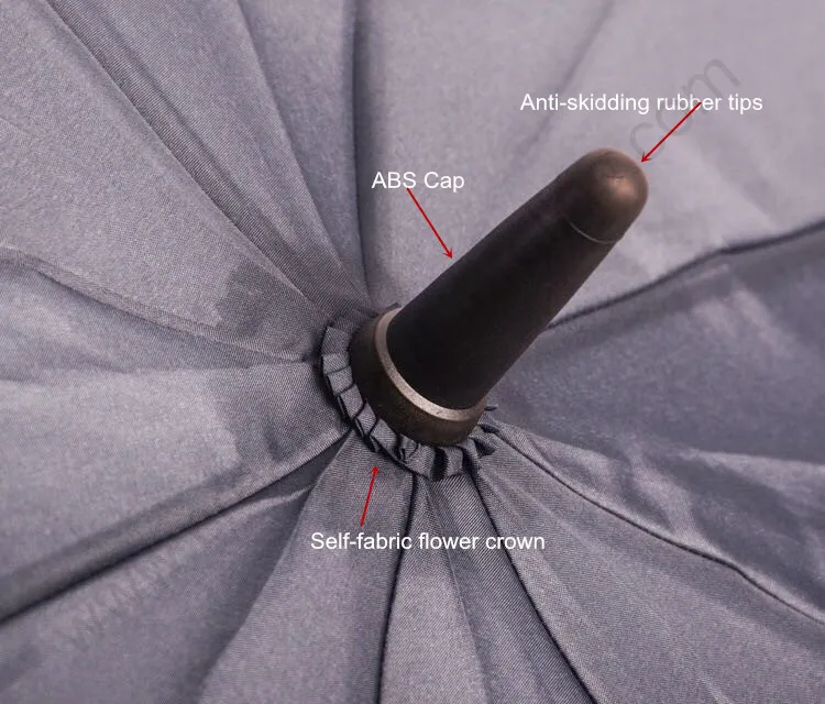 132 см Видимый настоящий двухслойный каркас вентиляция анти-гром стекловолокно Авто Открытый ветрозащитный антистатический зонтик для