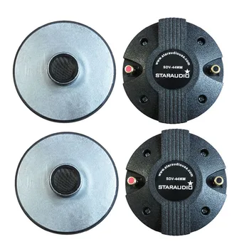 

STARAUDIO 4Pcs 2400W 44MM Titanium Compression 1.75" Screw-On Horn PA DJ Audio KTV Stage Audio Speaker Driver Tweeters SDV-44MM
