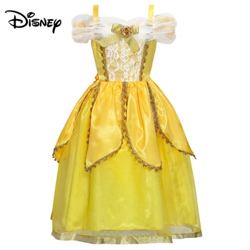 

Disney Children's Princess Dress Girls' Princess Princess Dress Printed Bow Dress