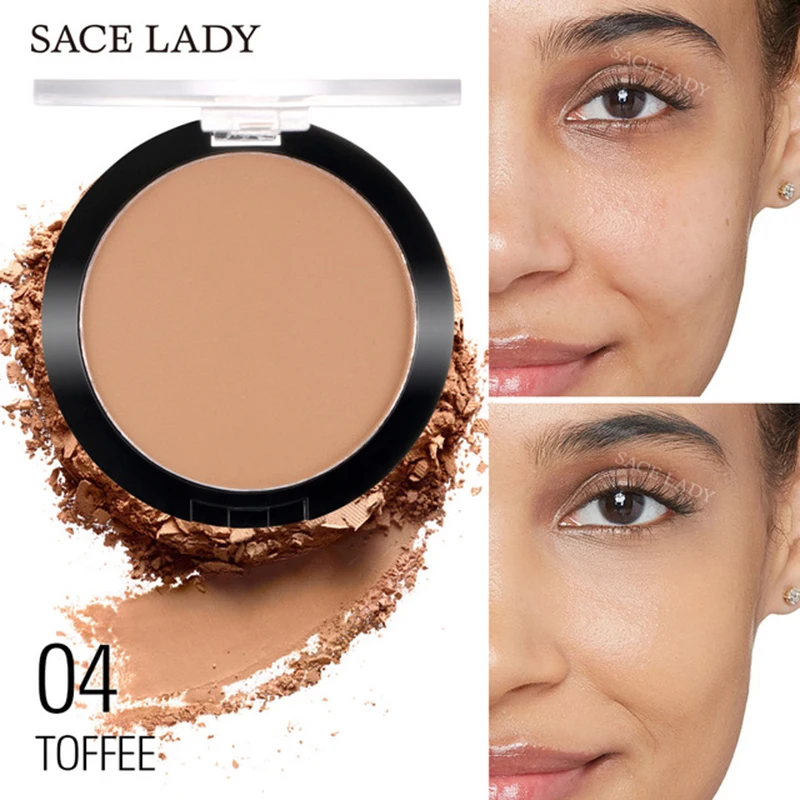 Компактная косметическая пудра SACE LADY TSLM1 легкая и долговечная компактная с