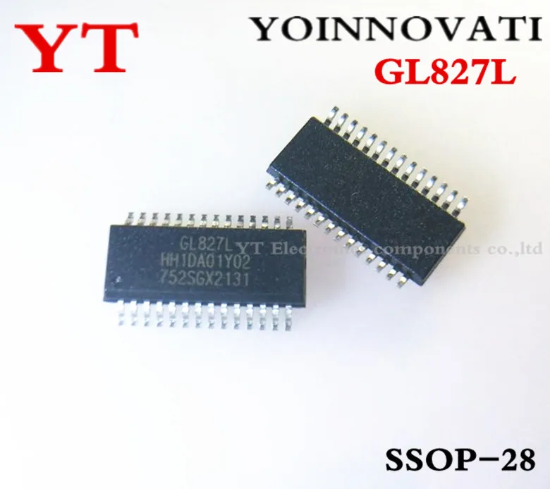 Free Shipping 30pcs/lot GL827L GL827 SSOP-28 IC