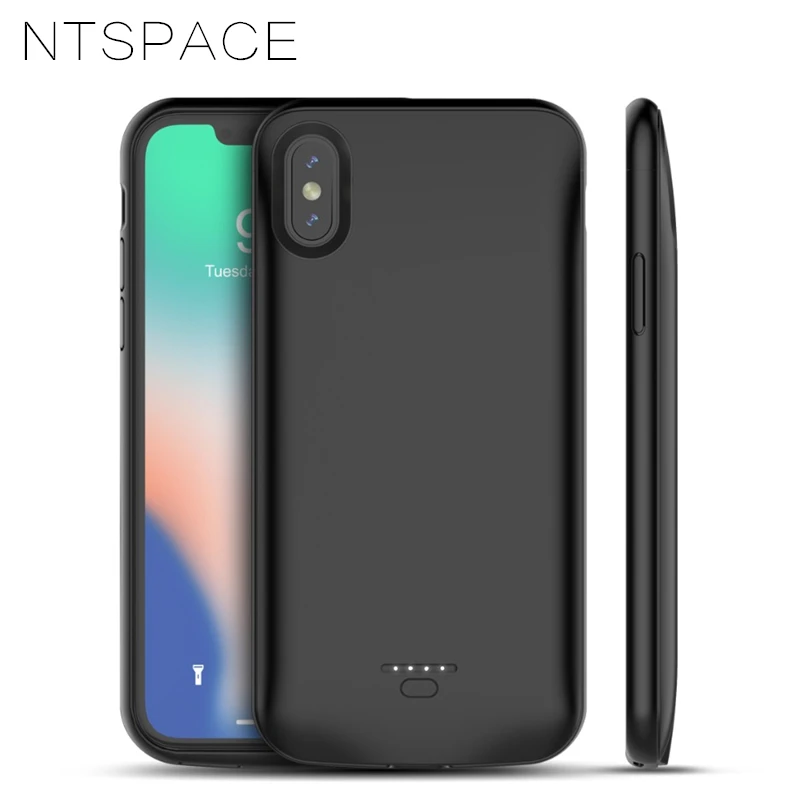 Зарядное устройство NTSPACE 4000 мАч чехлы для iPhone X чехол зарядки портативного