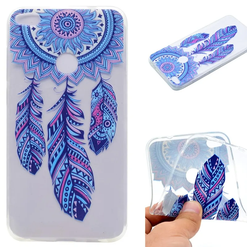 

Case For Huawei honor 8 Lite Marble Stone flowers girl Soft clear silicon Phone Cover Case For Huawei p8 lite (2017)p9 lite 2017