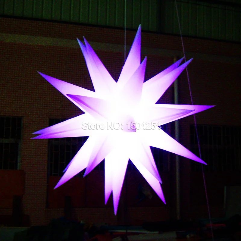 led inflatable star decoration for party light toy