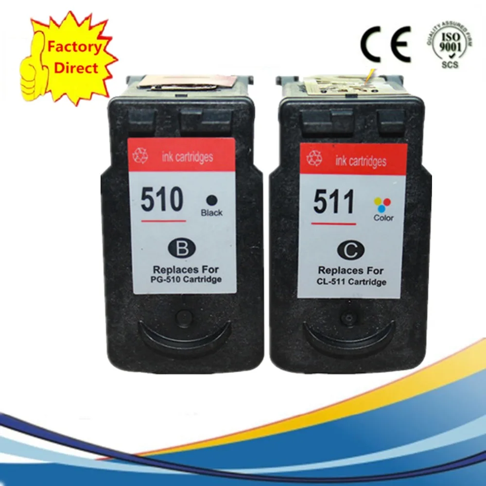 PG 510 XL PG510 CL 511 CL511 картриджи с чернилами восстановленные Pixma IP2700 IP2702 MP240 MP250 MP252 MP260|ink