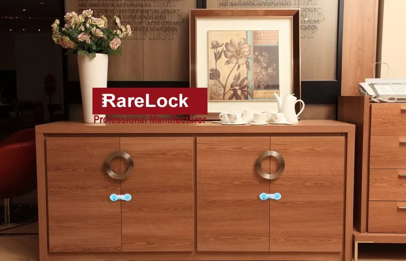 Rarelock 5 шт. замок для шкафа для детей, набор для двери шкафа или ящика, безопасность дома, безопасность, сделай сам, мебельная фурнитура MMS283 aa