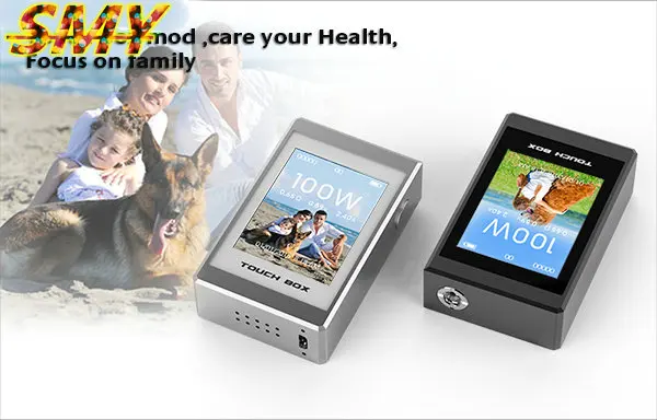 5 ШТ./ЛОТ Первый Сенсорный Экран Окно Мод SMY оригинальный Touch box mod 100 Вт ТС мод электронная сигарета мод VS istick 100 Вт бесплатная корабль