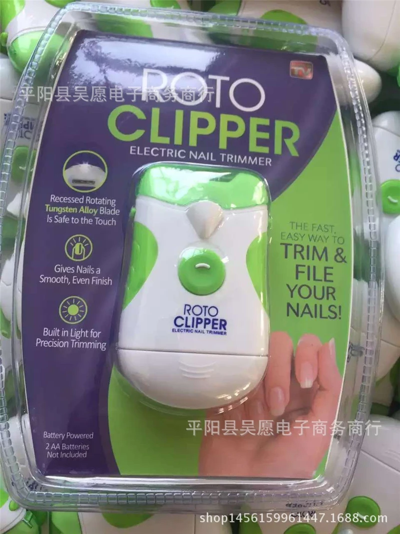 Cortador de Unhas Cortador de Unha Ferramentas para Homens de Idade Envio do Frete Elétrico Automático Roto Peça Aparador Gota 1