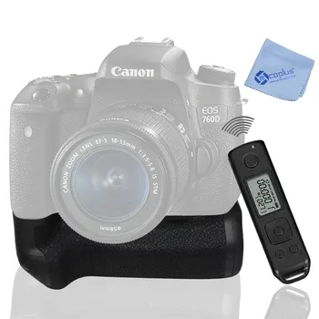 

Meike MK-760D Built-in 2.4G LCD Display Wireless Remote Control Pro Battery Grip for Canon 750D 760D Rebel T6i T6s as BG-E18