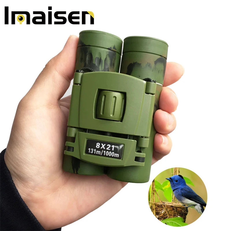 8x21 Mini Kids Compact Binoculars, Adults Children Binoculars for Educational Learning Bird Watching