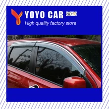 Высокое качество 4 шт. литья под давлением отделка вентиляционное отверстие тени дождь Солнце Ветер Дефлектор окно козырек для хакера 2008