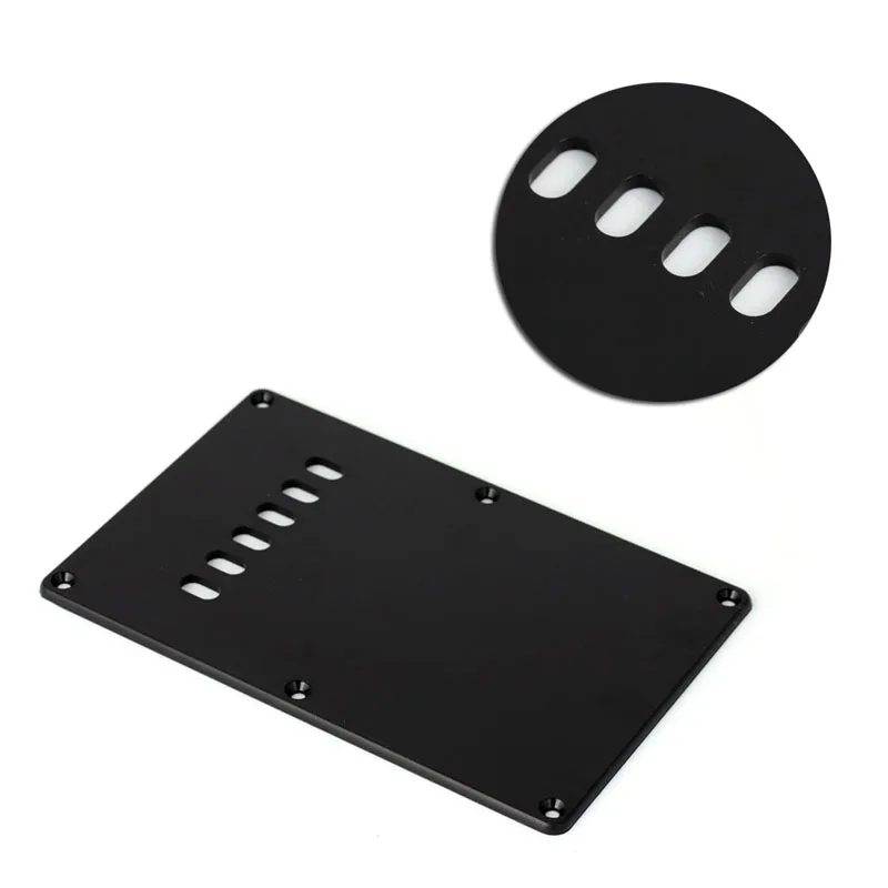 

1Pc Black Guitar Tremolo Spring Backplate Cover For Electric Guitar Durable