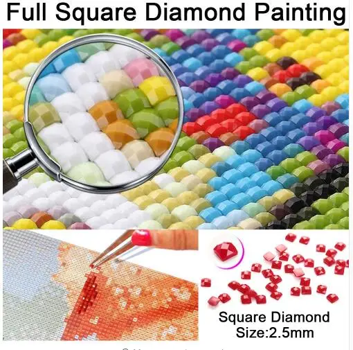 Zhuistar 5D DIY Алмаз Картина мозаика мультфильм детской иллюстрации полный алмазов