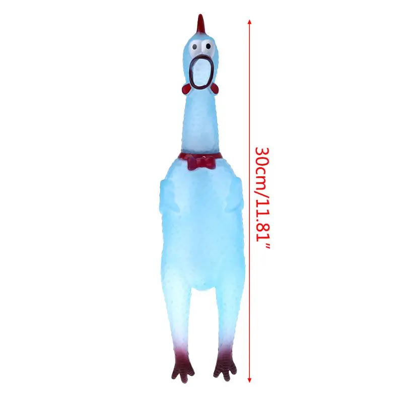 Мягкий световой Кричать курица сжать звук декомпрессии Игрушка снятие стресса новинка игрушки