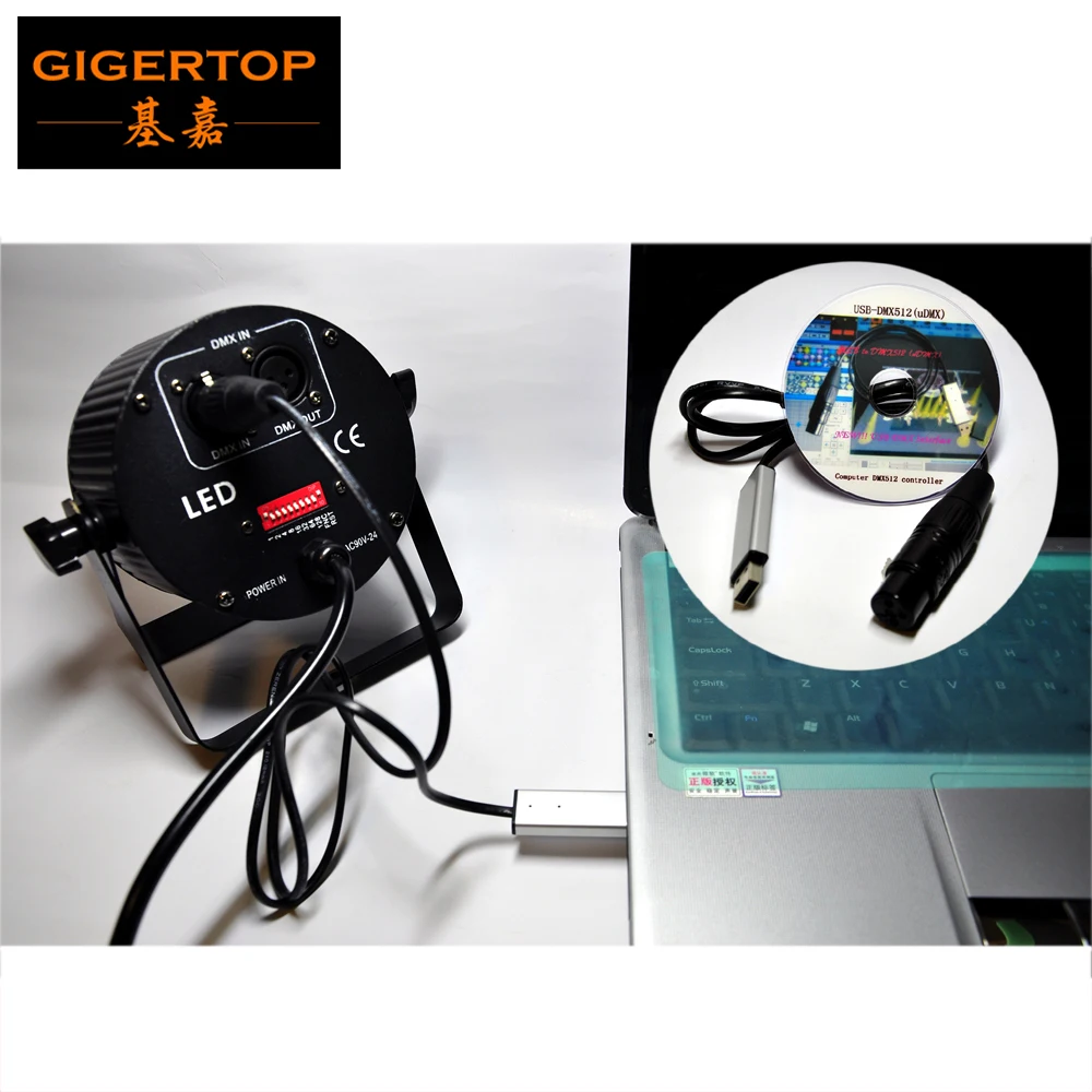 Светодиодный контроллер USB DMX512 сценический светильник мощный компьютерный