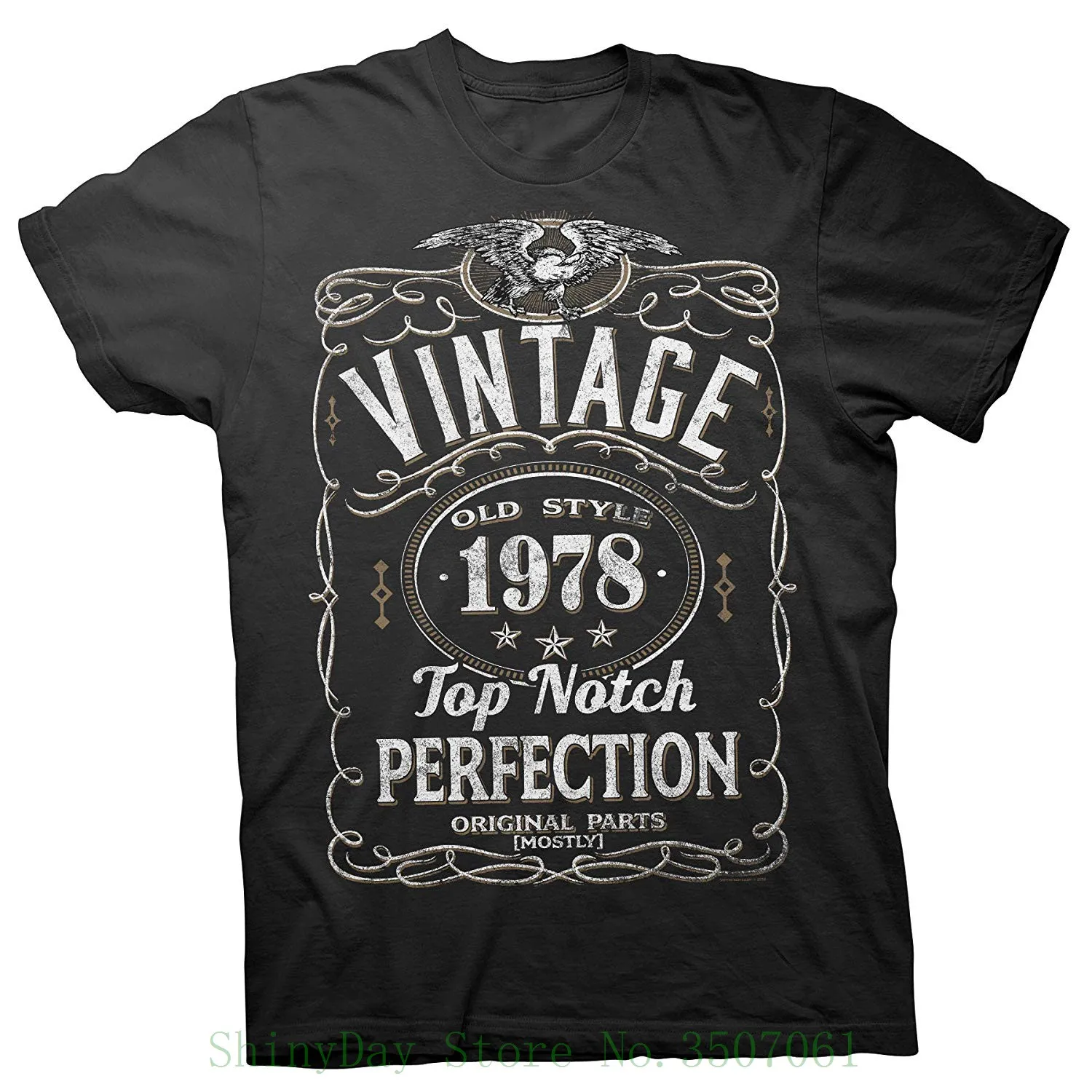Vintage 1978 Top Notch Perfection 40th Birthday Gift T shirt 002 Men ...