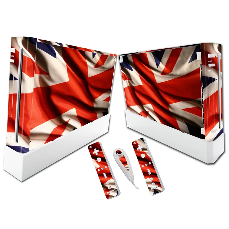 

Free Drop Shipping High quality OEM Custom Different Designs Skin Sticker for Wii