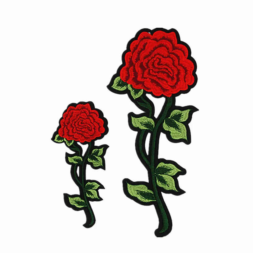 1 шт. DIY Цветочный кружево воротник от Вышивание роза цветок кружевная лента патч значок Ткань Вышивание поставки 30FB13