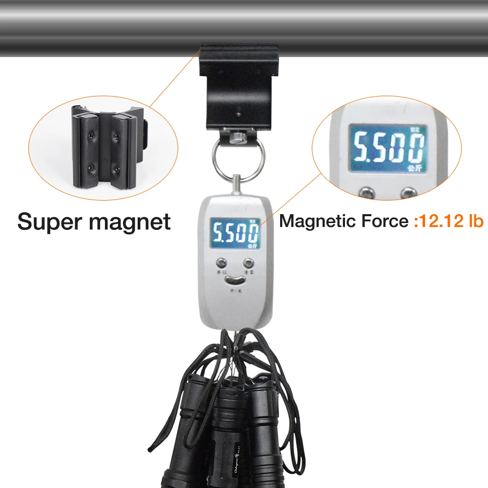 Безопасный фонарик Магнитный Монтажный кронштейн с двумя магнитами для 24-27 мм фонарик Dim Range сборка тактический фонарь