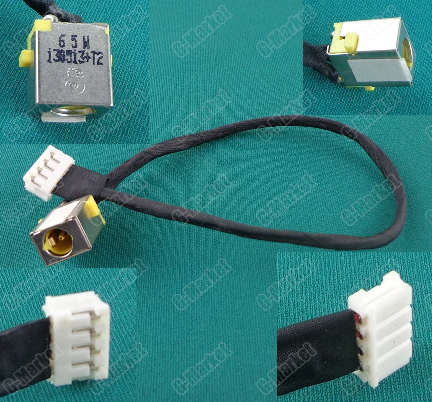 2 30 шт./лот разъем питания постоянного тока для порта зарядки с кабельным жгутом