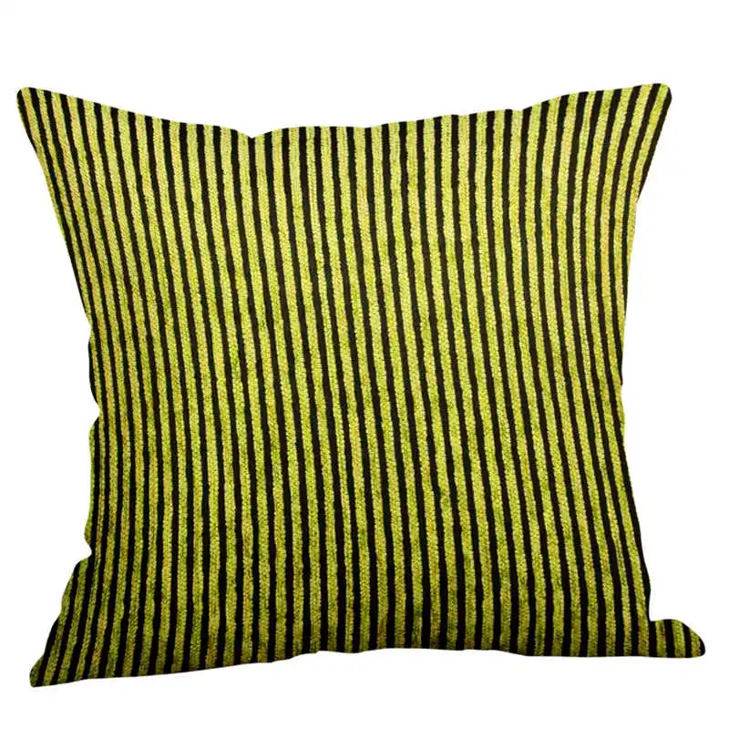 Green Lime Natural Cream Cotton Linen Pillow Case Sofa 4545 Cover pillow covers decorative embroidered Home Decor #3o11#f (9)