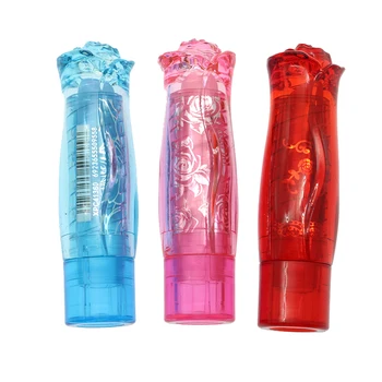 

2pc Korea Creative Student Cute Eraser Rose Love 3 Color Lipstick Eraser High Quality Eraser Office Stationery (Random Color)