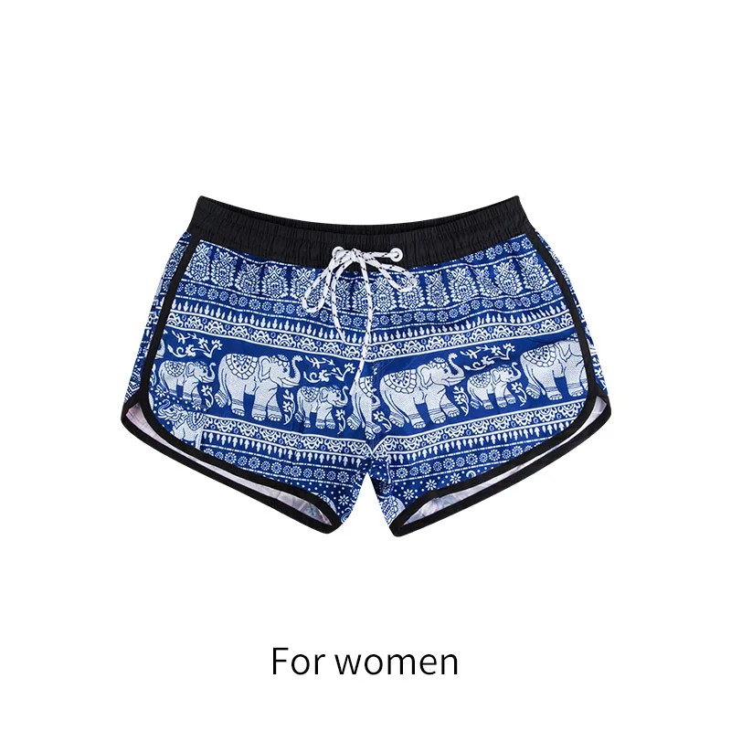 Women size 1 Мужские и женские спортивные шорты для бега и пляжа, быстросохнущие шорты для серфинга, одежда для плавания для мужчин и влюбленных пар - Цвет: Women size 1