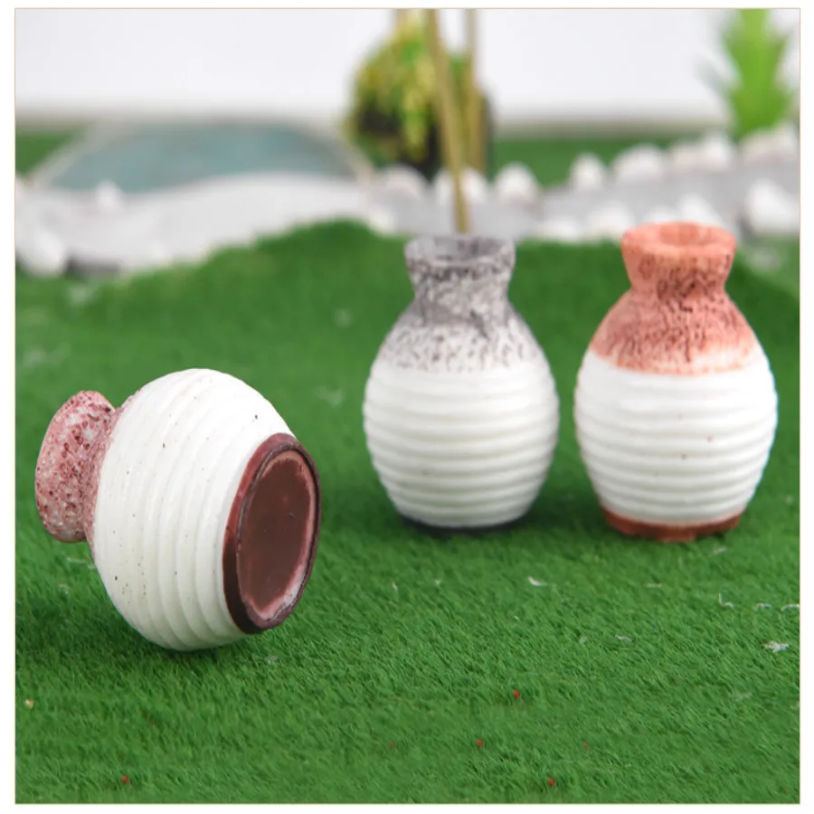 

10pcs/lot Model vase building model material DIY sand table making micro landscape matching material for ho train layout