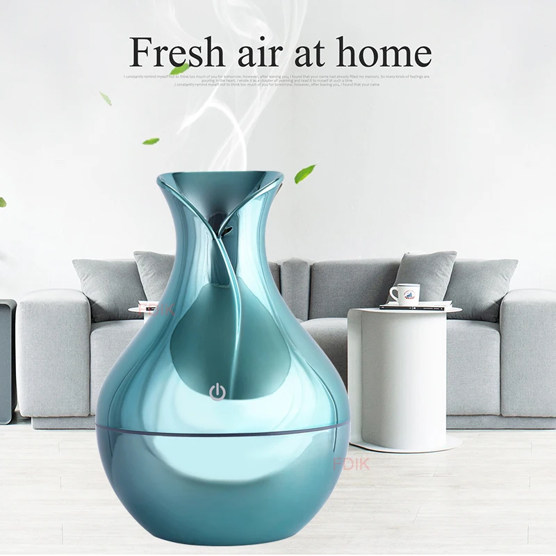  USB Aroma Essential Oil Diffuser Ultrasonic Cool Mist Humidifier Air Purifier 7 Color Change LED Ni