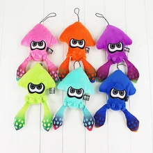 6 Colors 25cm Splatoon Inklings Squid Plush Toys Squid Inkling Stuffed Pendant Doll for Children