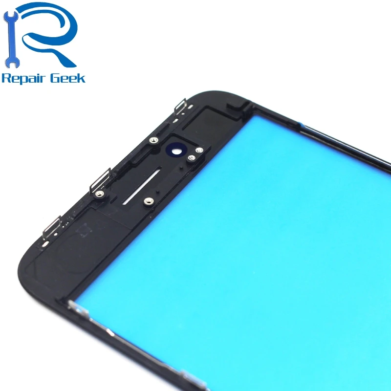 Ремонт Geek 5 шт. стекло с рамкой для iPhone 7 8 plus передняя стеклянная линза Рамка
