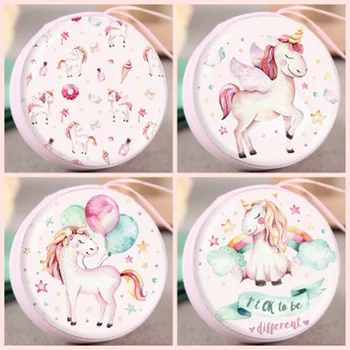 

New Women Kawaii Mini Bag Cartoon Unicorn Coin Purse Cute Children kids Girls Wallet Earphone Organizer Box Bags Christmas Gift