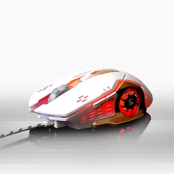 

EPULA 2020 Fashion playing computer Mouse 7Color LED 3200 DPI 6Button Wired Macro Definition Programming Gaming Mouse Mice