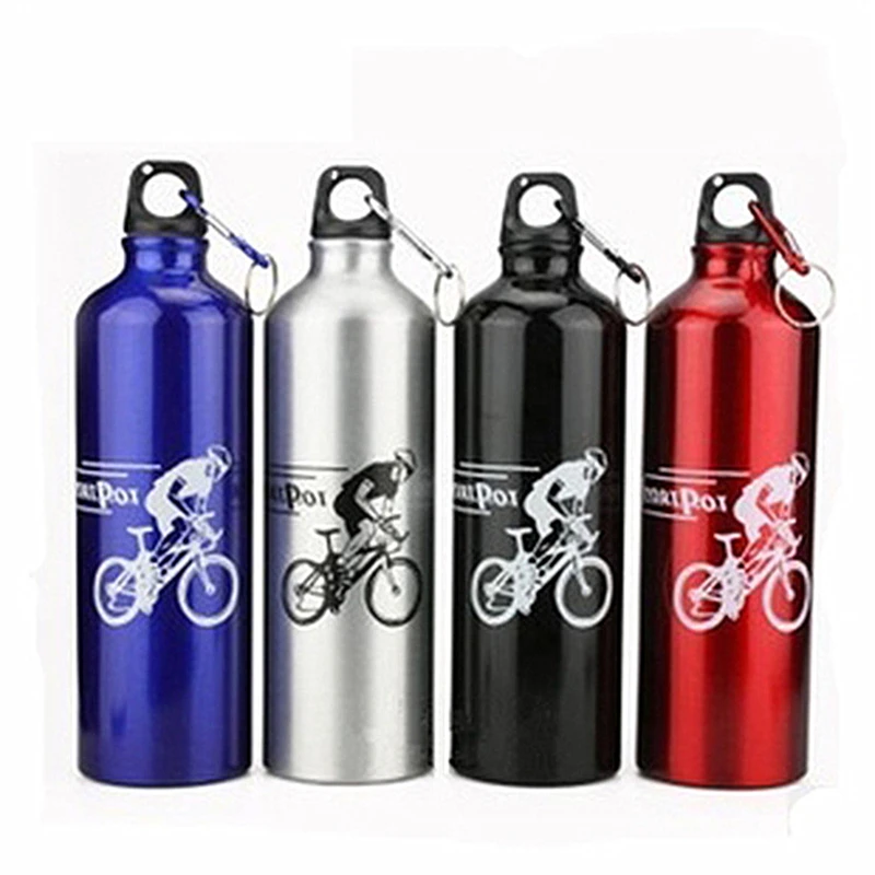 Outdoor Sports Kettle Portable Aluminum Alloy Bike Water Bottle Cycling