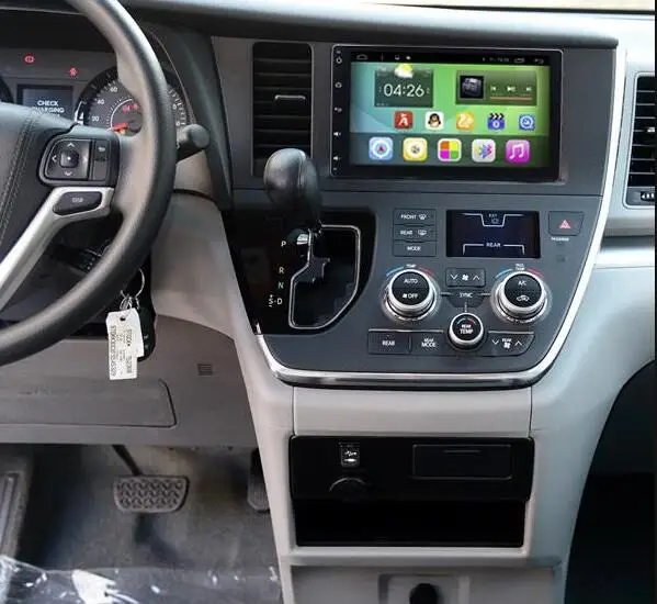 Best IPS 2G Ram 32G Rom 10.2 inch Android 7.1 Car Audio for Toyota SIENNA 2015  Stereo Vedio GPS Navi Multimedia 4G Monitor 1