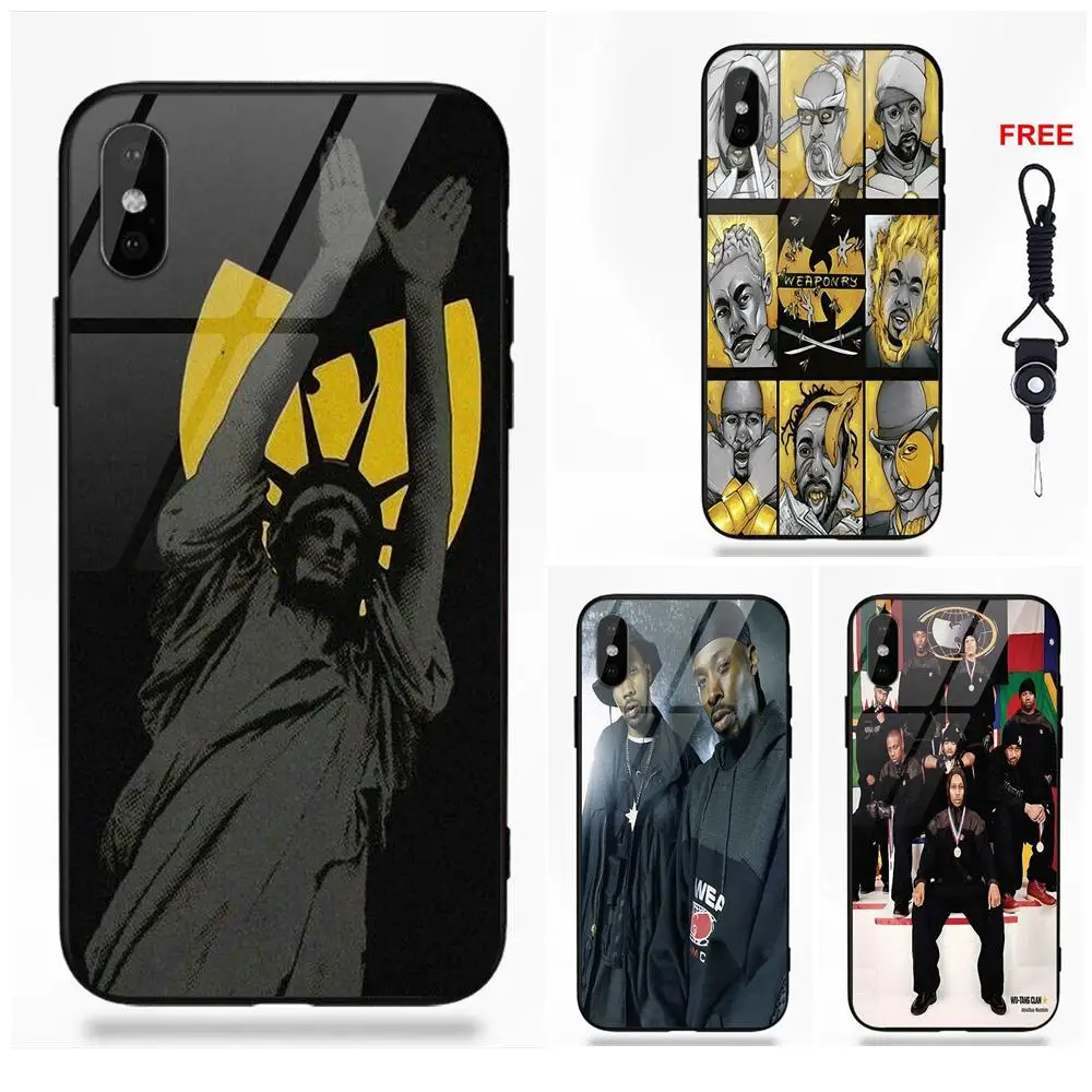 Для Apple iPhone 5 5C 5S SE 6 S 7 8 плюс X XS Max XR Мягкий ТПУ чехол + закаленное стекло для