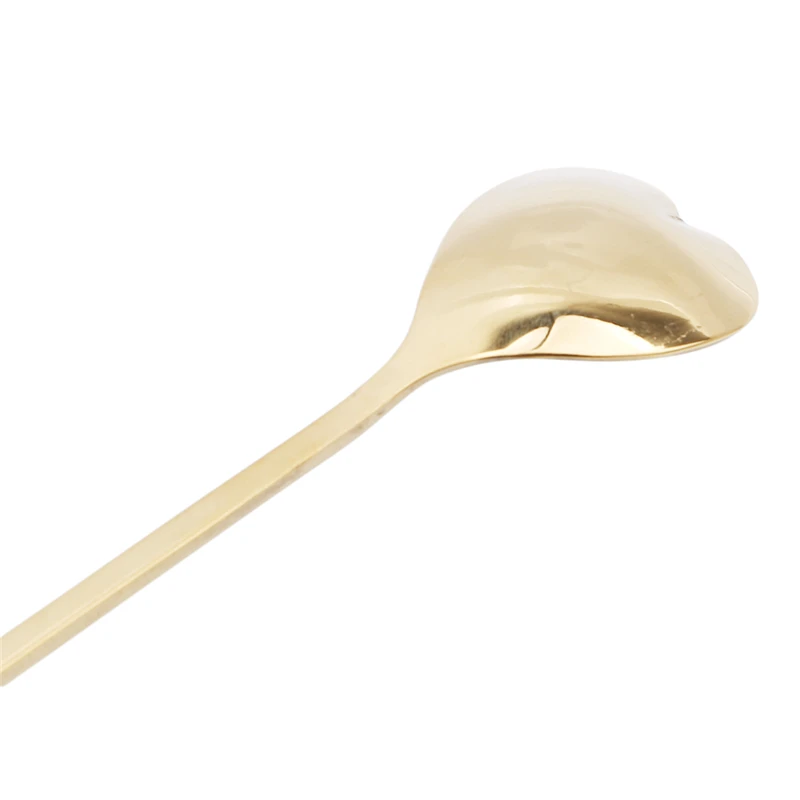 Нержавеющая сталь Золотая вишня ложка с узором в виде цветов ложка для мороженого в форме цветка ложки для чая и кофе столовые приборы кухонные гаджеты