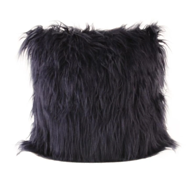 Plush Furry Cushion Cover Throw Pillow Case Home Bed Room Sofa Decor18