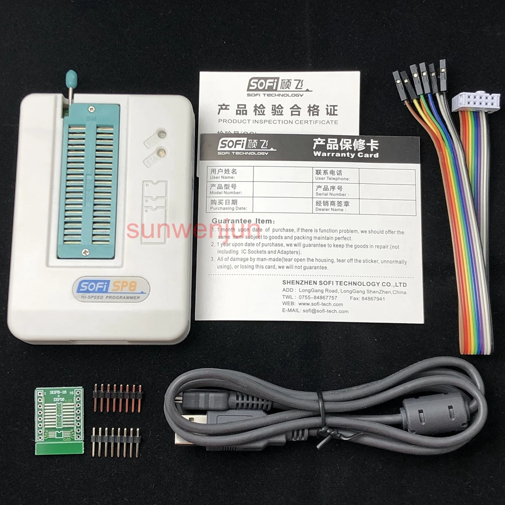 

USB EEPROM SPI BIOS Universal SP8-A Programmer support 4000+ chips