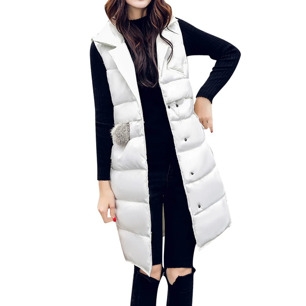 

Female Jacket Women Winter Warm Hoodie Outwear Casual Coat Elegant Long Slim Winter Jacket Pocket Thick Coat Solid chaqueta A8