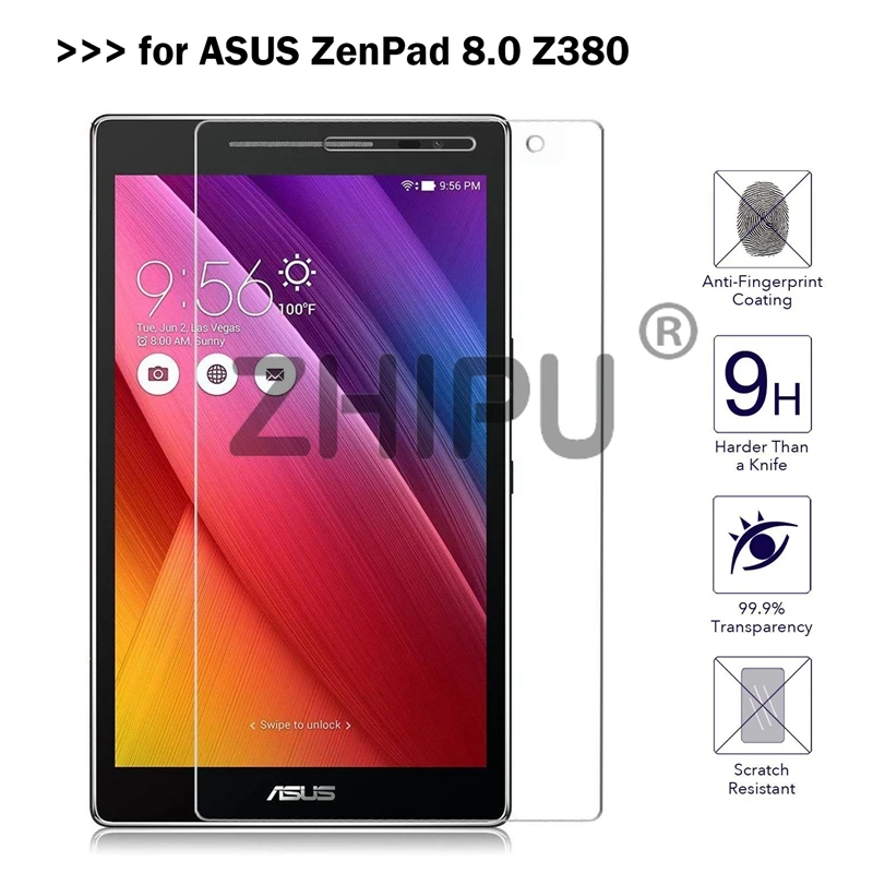 Для Asus Zenpad Z380/Z380C/Z380KL/P024 Защитное стекло для экрана 9H закаленное Z380 8 0 дюймов