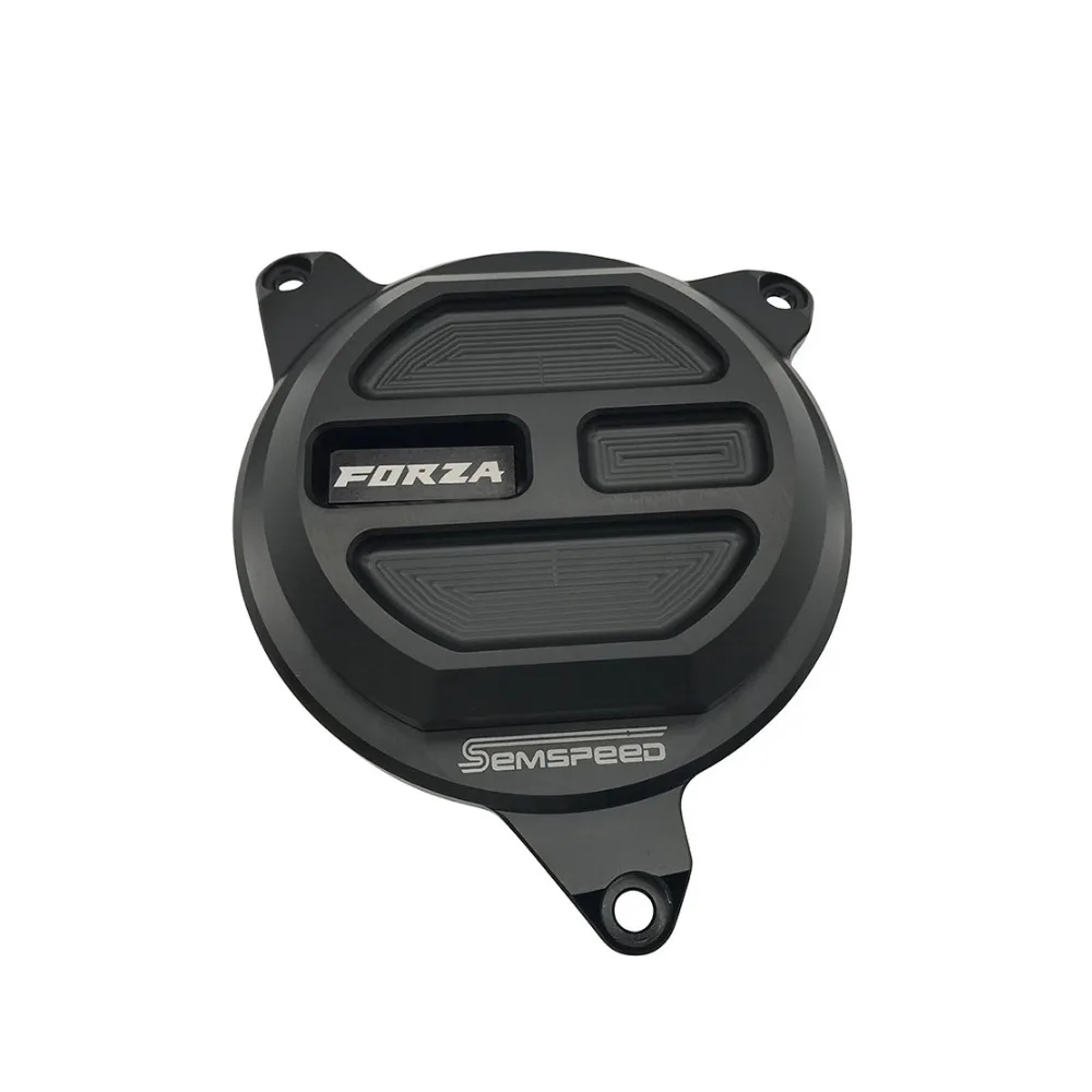 

Motorcycle Modified CNC logo FORZA 300 250 MF13 Engine Guard Cover Pad Protector For Honda Forza300 Forza250 MF13 2018 2019 Part