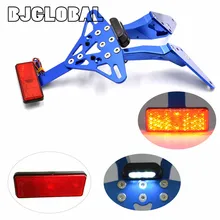 For Yamaha t max 530 2013 2014 2015 Motorcycle Licence Plate Holder Number Plate Hanger Tail Tidy Bracket with Light
