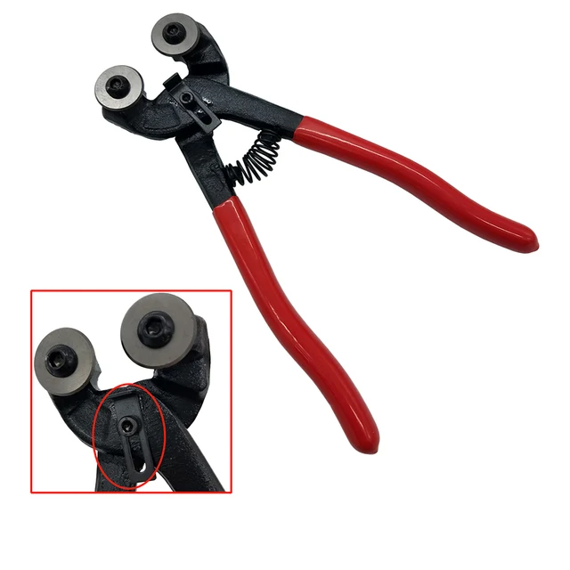 LEONTOOL Lot De 6 Embouts De Rechange En Caoutchouc Pour Pinces à Briser Le Verre, Mâchoires Plates, Accessoires De Porte-clés De 2,5 Cm, Pinces Pour Attacher Des Embouts En Caoutchouc Pour Vitrail