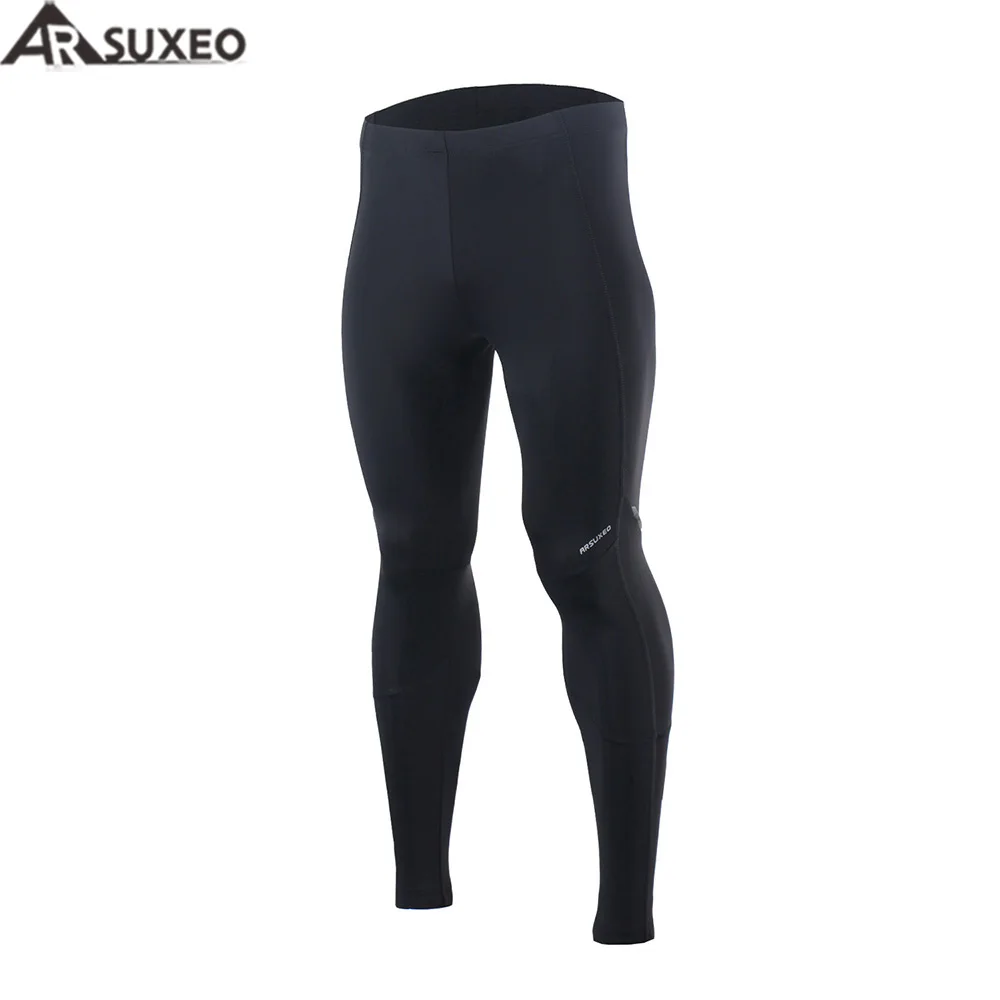 ARSUXEO Men Compression Tights Base Layers Running Jogging Pants Fitness Workout Gym